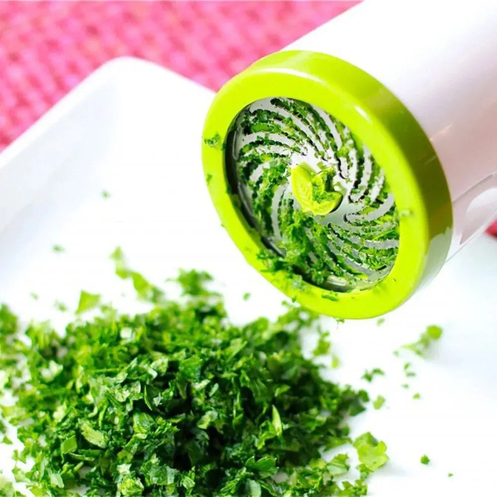 1pc Spice Grinder Garlic Grinder Stainless Steel Pepper Grinder Parsley Chopper Spice Seasoning Grinder Kitchen Gadgets
