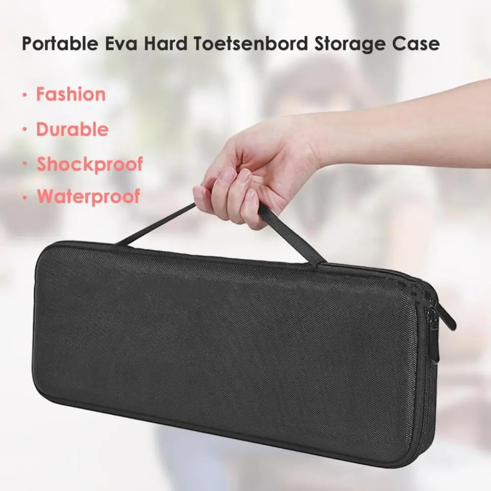 Portable Carrying Case for Logitech MX Keys Wireless Keyboard Travel Protective Bag Hard EVA Case Gaming Waterproof Storage Box