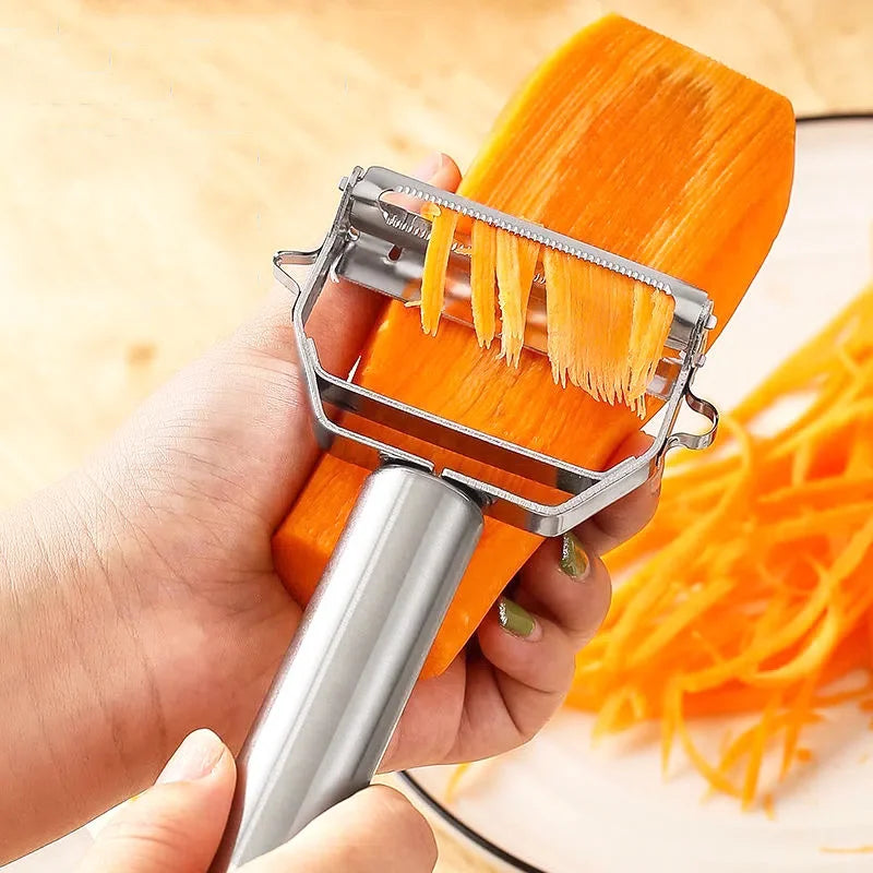 Wide Mouth Peeler Stainless Steel Fruit Knife Cabbage Graters Salad Potato Home Gadgets Vegetable Tools Kitchen Accessories