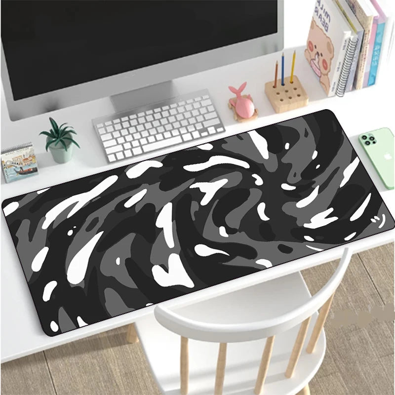 Kawaii mouse pad abstract game rotating mouse pad large 600x300MM mouse pad player large carpet computer desk pad keyboard pad