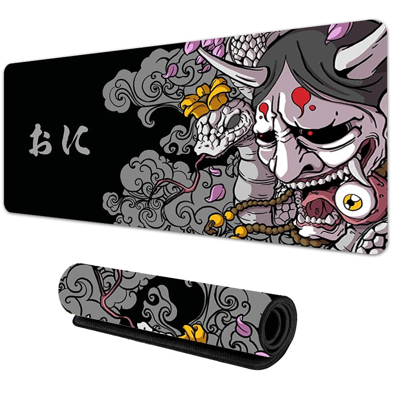 Gaming Mouse Pad XXL Oni Non-Slip Computer Extend Desk Mat Office Rubber Large Mousepad Gamer Keyboard Pads Game Mouse Mat Pad