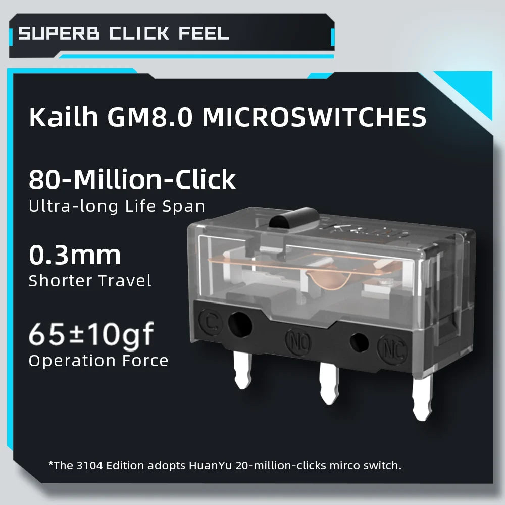Wireless Gaming Mouse Machenike M7 Pro PAW3395 26000DPI 74g RGB For Laptop PC Mouse Gamer Kailh Switch Programmable Rechargeable