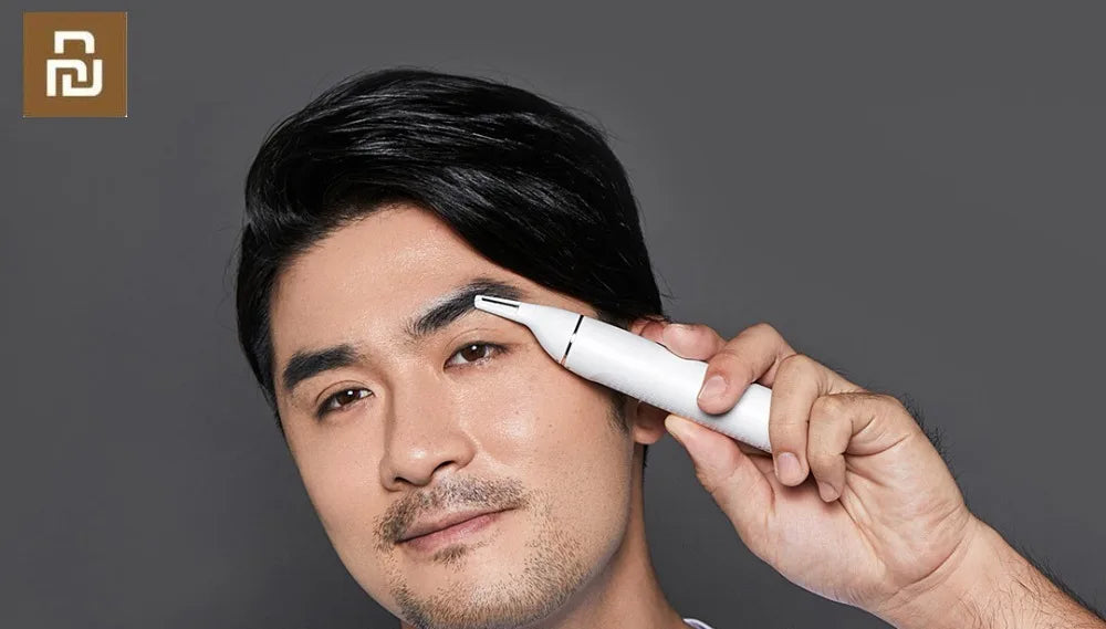 Xiomi Youpin Soocas IPX5 waterproof Nose Hair Trimmer Eyebrow Clipper Sharp Blade Cordless Nasal Cleaner for Men women