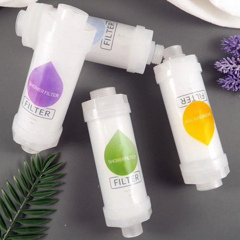 Scented Shower Head Filter Soft Improve Hair / Skin Fragrance Chlorine Removal Water Softener Female Gift Bathroom Accessories