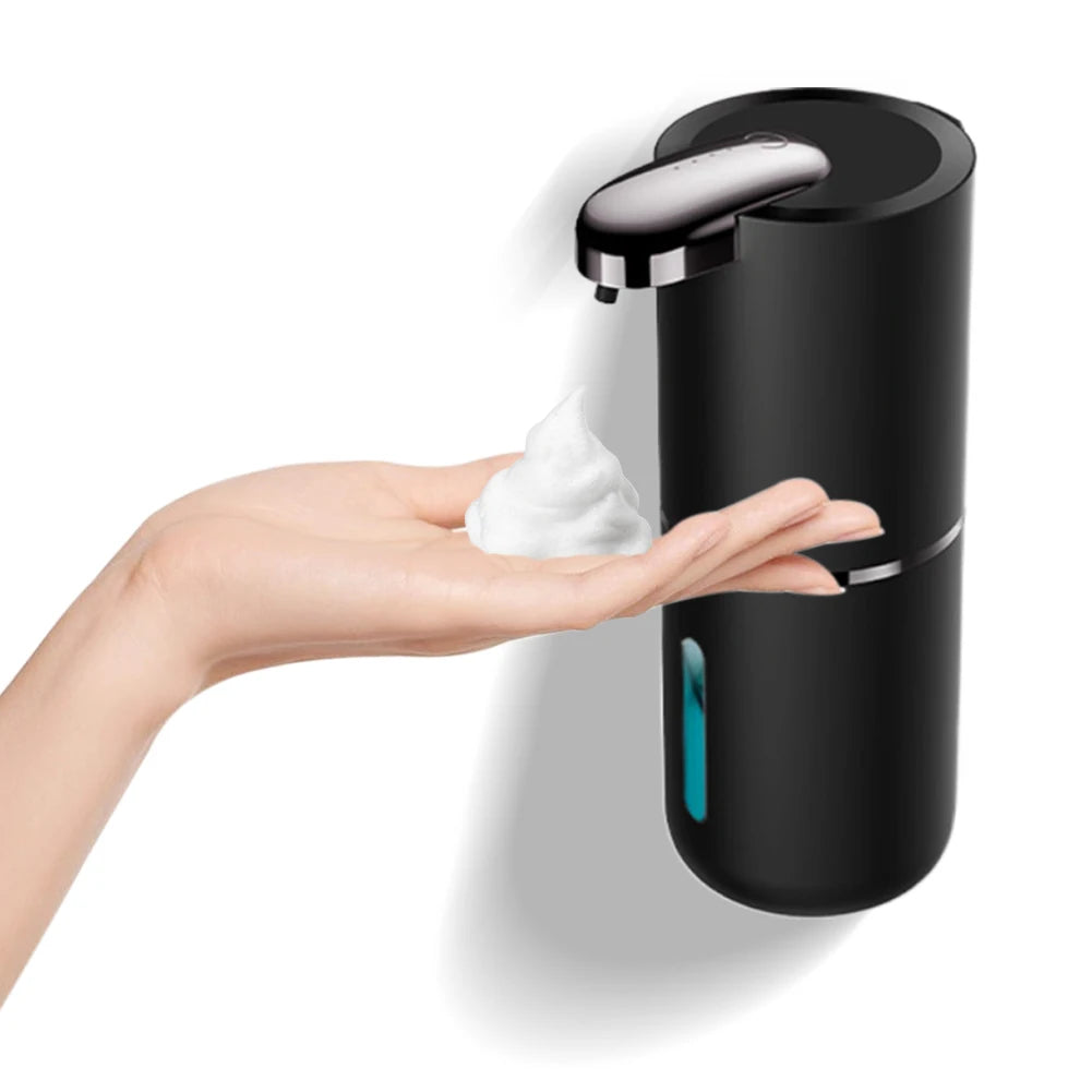 380ml Electric Sanitizer Dispenser IPX5 Waterproof Touchless Foam Soap Dispenser Infrared Sensor 4 Gears for Bathroom Kitchen