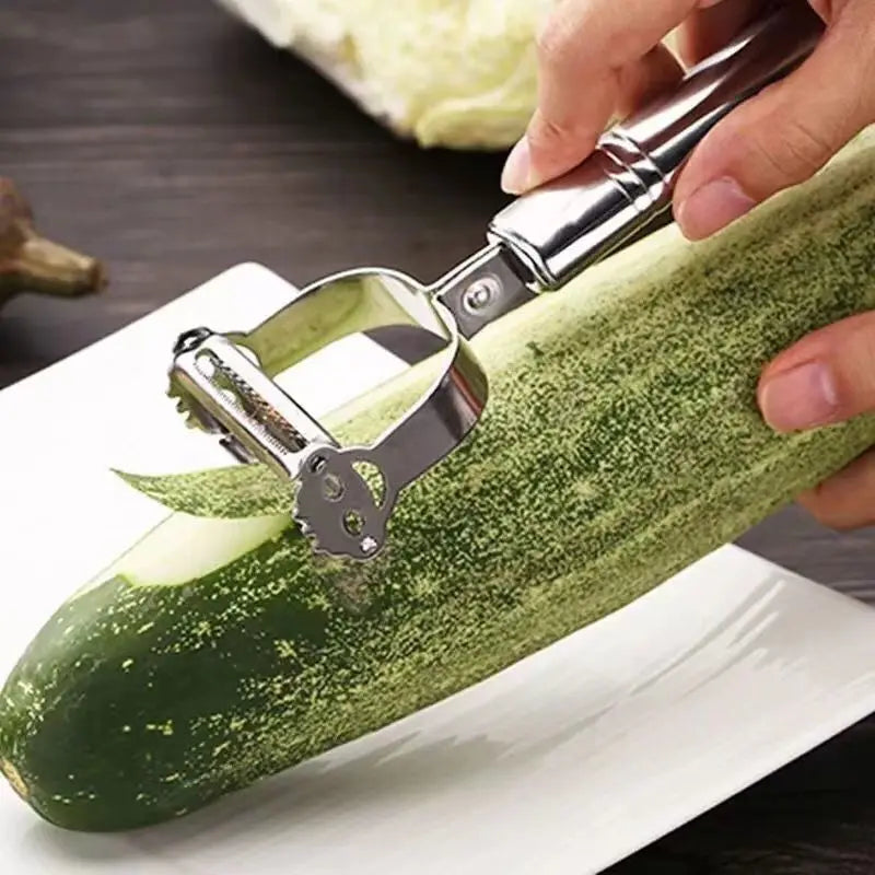 Wide Mouth Peeler Stainless Steel Fruit Knife Cabbage Graters Salad Potato Home Gadgets Vegetable Tools Kitchen Accessories