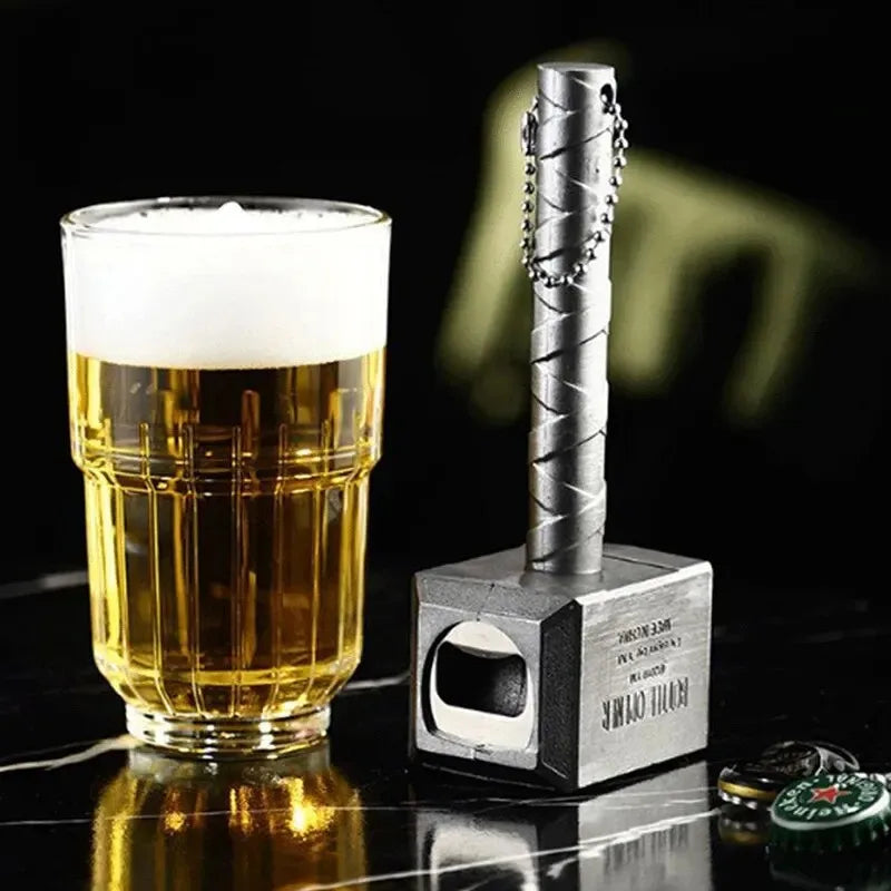 Creative Bottle Opener Hammer Beer Bottle Opener Bar Gift Keychain Bottle Opener Beverage Wrench Home and Daily Use