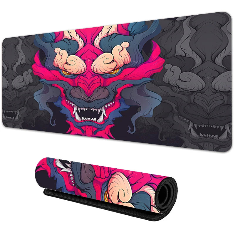 Gaming Mouse Pad XXL Oni Non-Slip Computer Extend Desk Mat Office Rubber Large Mousepad Gamer Keyboard Pads Game Mouse Mat Pad