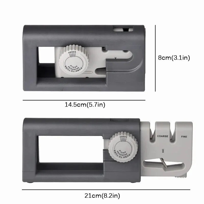 Professional Knife Sharpener With Adjustable Angle Guide Sharpening Stones for All Knives Chef's Knives