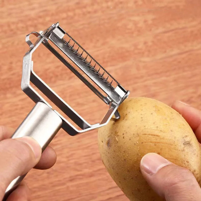 Wide Mouth Peeler Stainless Steel Fruit Knife Cabbage Graters Salad Potato Home Gadgets Vegetable Tools Kitchen Accessories