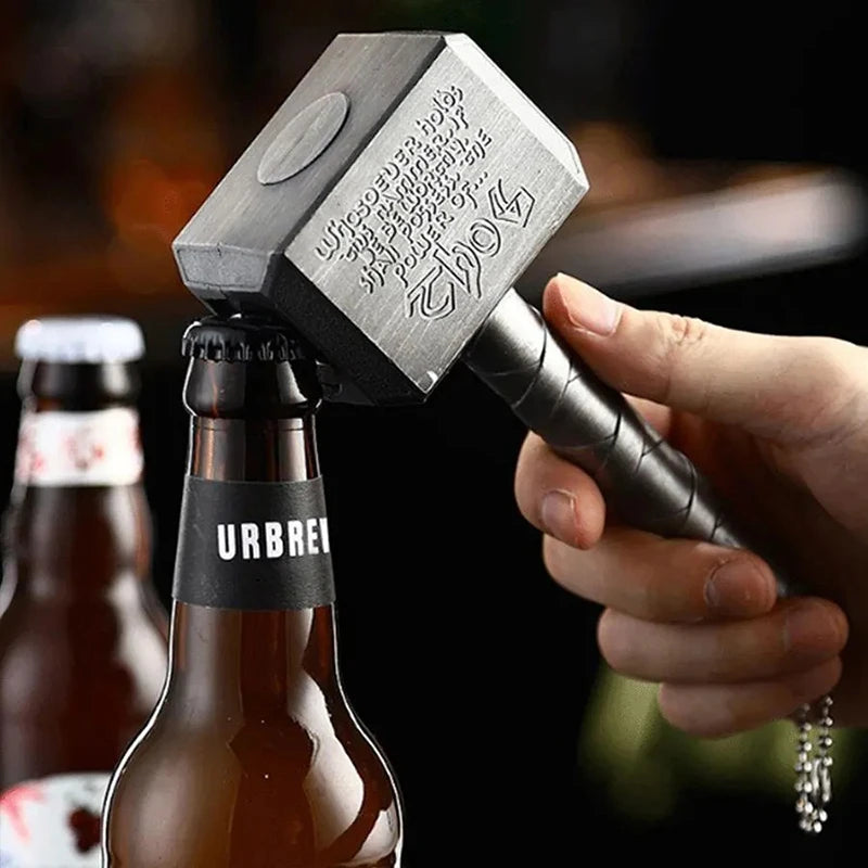 Creative Bottle Opener Hammer Beer Bottle Opener Bar Gift Keychain Bottle Opener Beverage Wrench Home and Daily Use