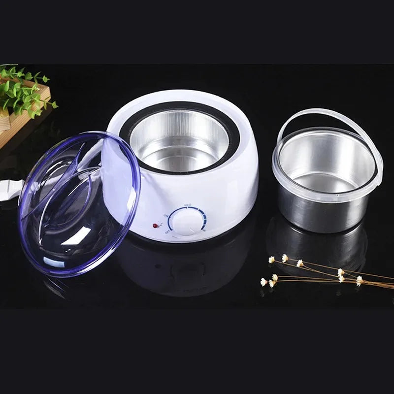 200ml Wax Heater Hard Wax Bean Heating Wax Machine Hair Removal Paraffin Heater Depilatory Epilator Wax-melt Pot For Wax Bean