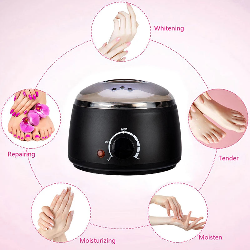 200ml Wax Heater Hard Wax Bean Heating Wax Machine Hair Removal Paraffin Heater Depilatory Epilator Wax-melt Pot For Wax Bean