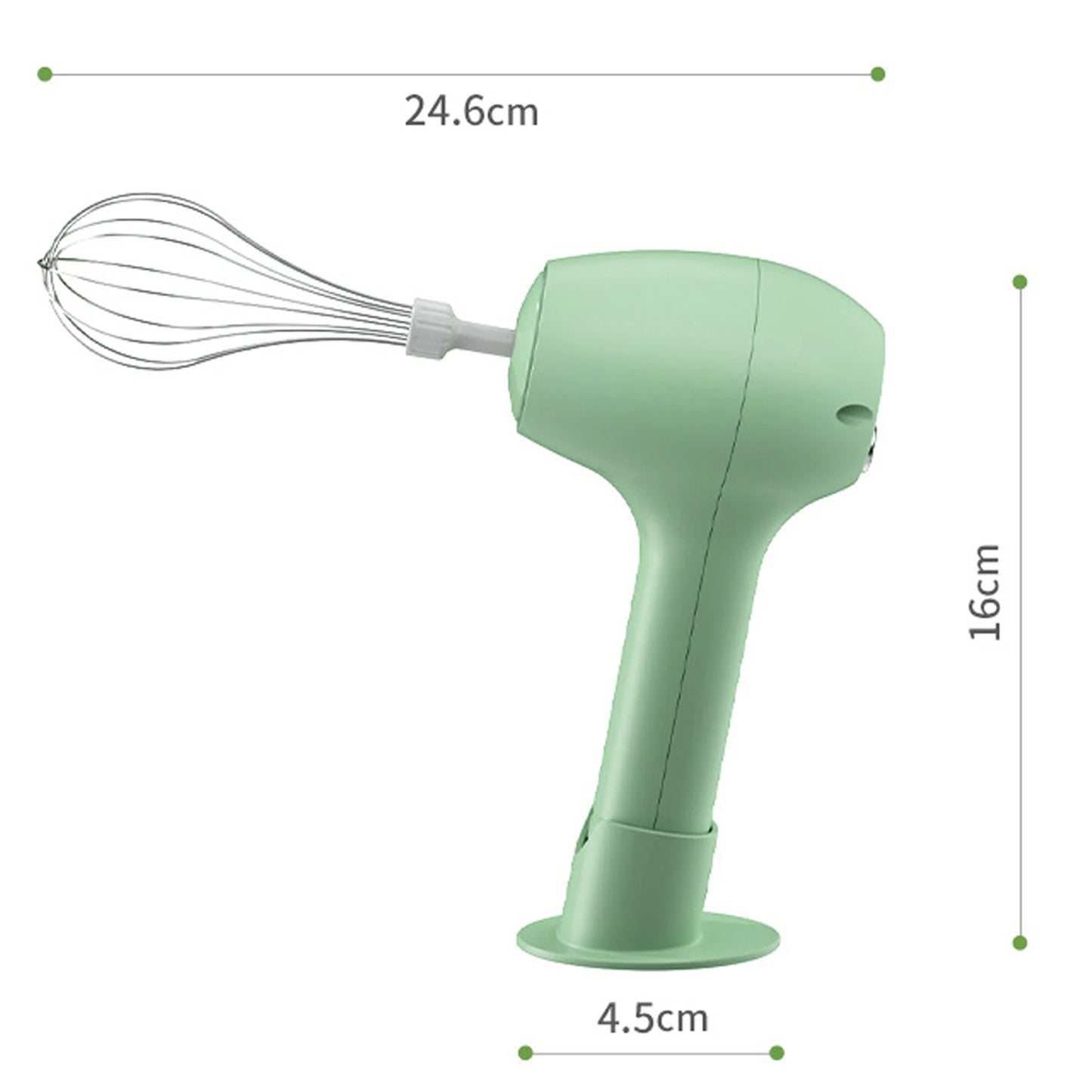 Wireless Portable Electric Food Mixer Automatic Whisk Egg Beater Baking Cake Cream Butter Whipper Hand Blender With 2 Mixing rod