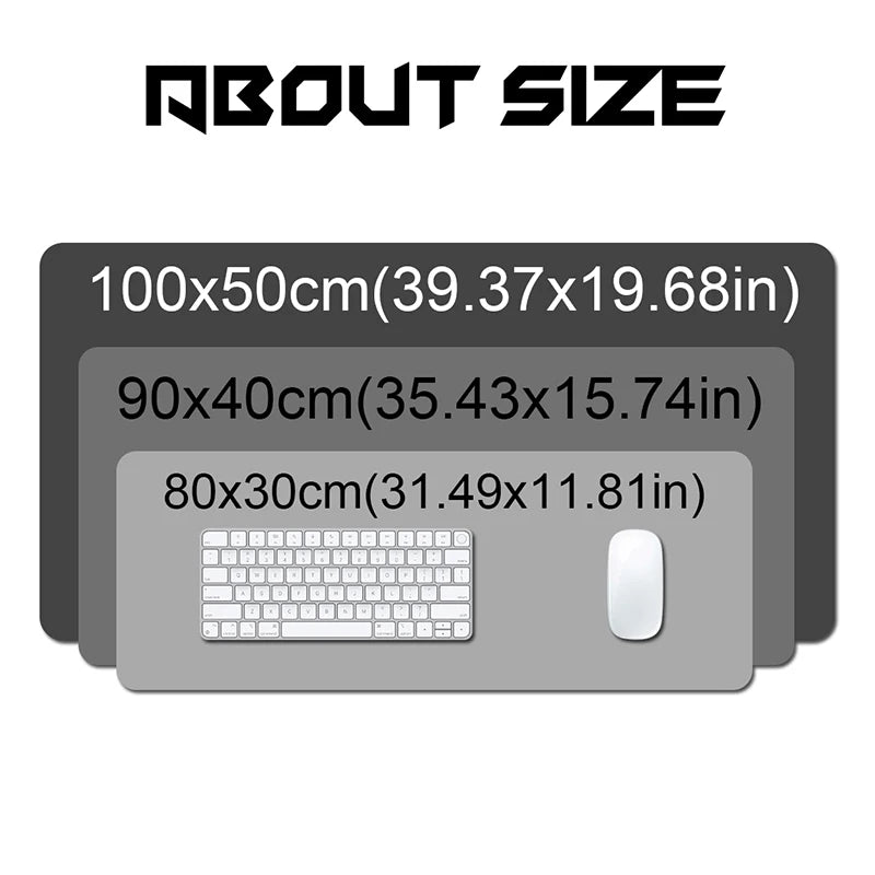 Gaming Mouse Pad XXL Oni Non-Slip Computer Extend Desk Mat Office Rubber Large Mousepad Gamer Keyboard Pads Game Mouse Mat Pad