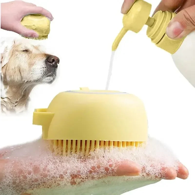 Bathroom Puppy Dog Cat Bath Washing Massage Gloves Brush Soft Silicone Pet Accessories for Dogs Cats Tools Mascotas Products