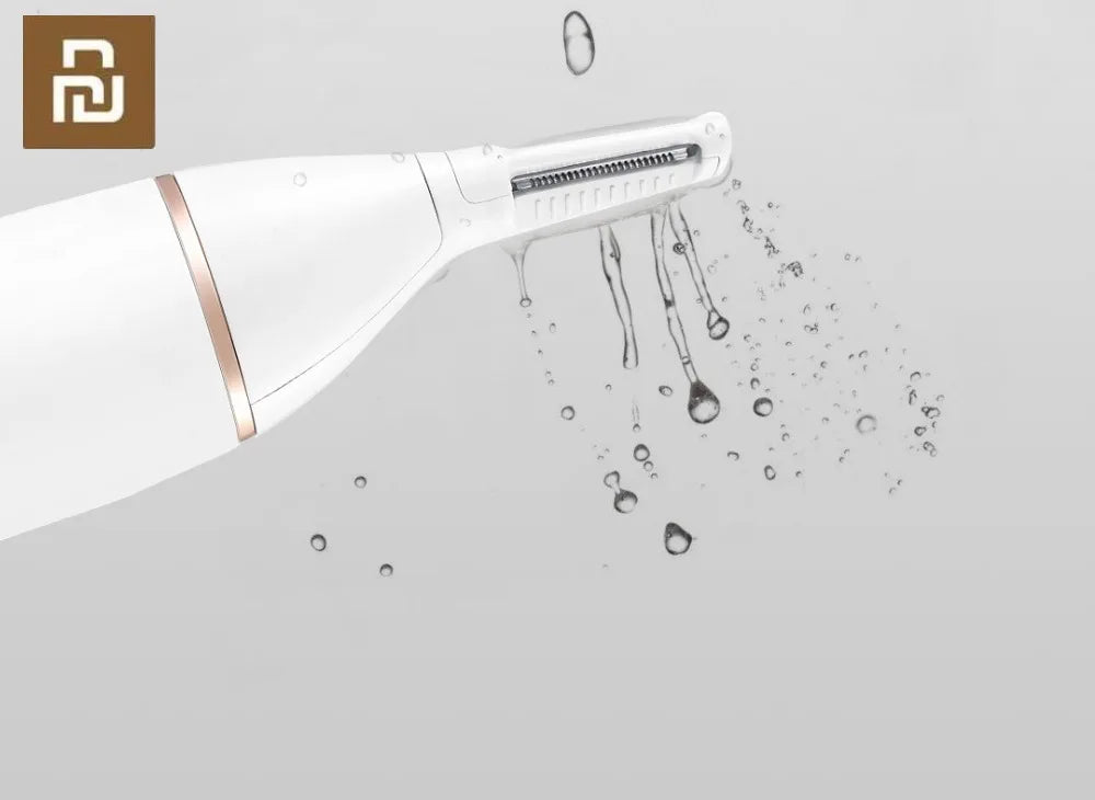 Xiomi Youpin Soocas IPX5 waterproof Nose Hair Trimmer Eyebrow Clipper Sharp Blade Cordless Nasal Cleaner for Men women