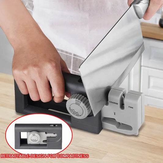 Professional Knife Sharpener With Adjustable Angle Guide Sharpening Stones for All Knives Chef's Knives