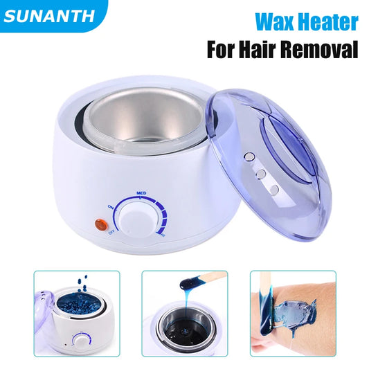 200ml Wax Heater Hard Wax Bean Heating Wax Machine Hair Removal Paraffin Heater Depilatory Epilator Wax-melt Pot For Wax Bean