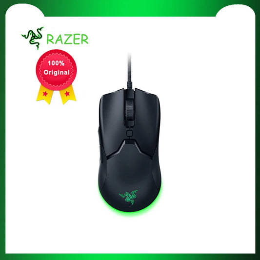 100% Razer Thundersnake Viper Mini Edition Optical Sensor Light USB Computer Mouse Esports Game Mouse Wired Office Notebook RGB