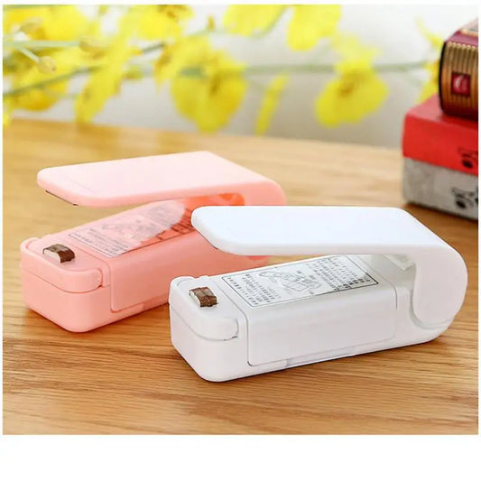 Mini Heat Bag Packaging Sealer Portable Plastic Bag Clip Sealing Machine Food Storage Snack Sealing Kitchen Gadgets Acceessories