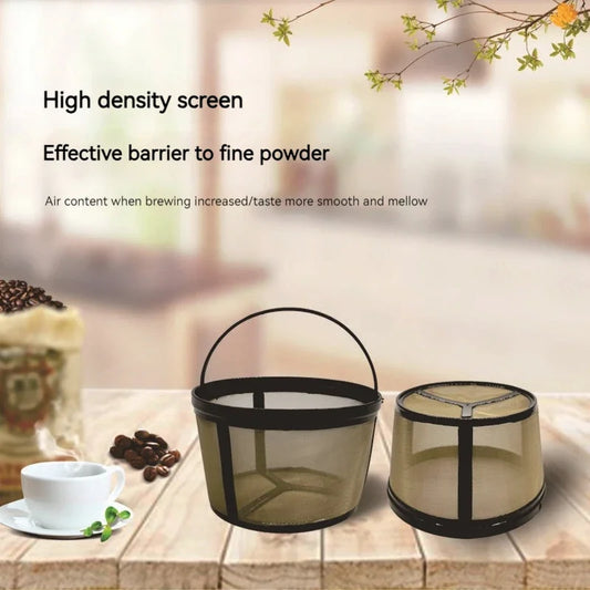 Coffee filter, tea filter, FDA filter, 304 stainless steel mesh, nylon coffee machine filter coffee accessories 4 cups