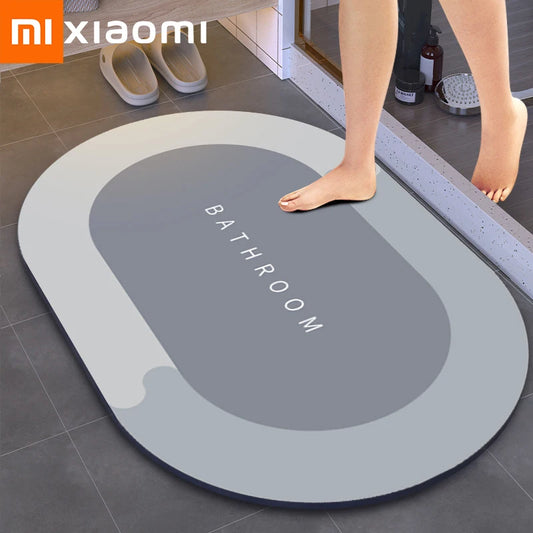 Xiaomi Youpin Bath Mat Super Absorbent Non Slip Bathroom Rug Quick Drying Shower Carpet Rug Kitchen Door Mats Home Floor Mat