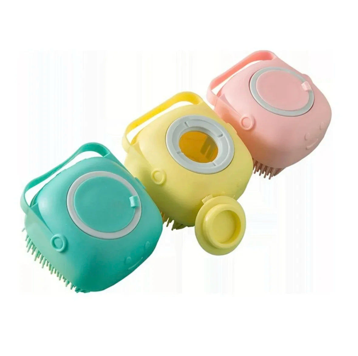 Bathroom Puppy  Dog Cat Bath Washing Massage Gloves Brush Soft  Silicone Pet Accessories for Dogs Cats Tools Mascotas Products